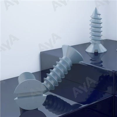 Na-slot nga countersunk nga tornilio ti ulo .